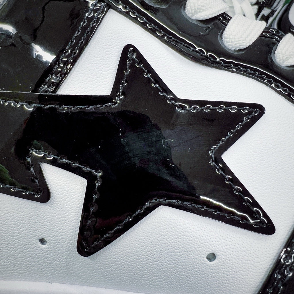 BAPE STA Patent Low "Black & White Reverse"