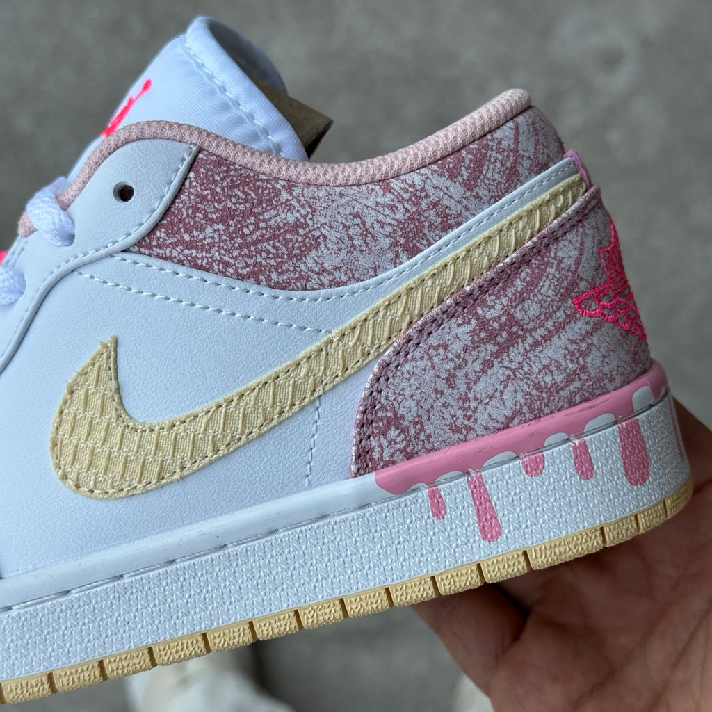 Air Jordan 1 Low SE GS "Paint Drip"