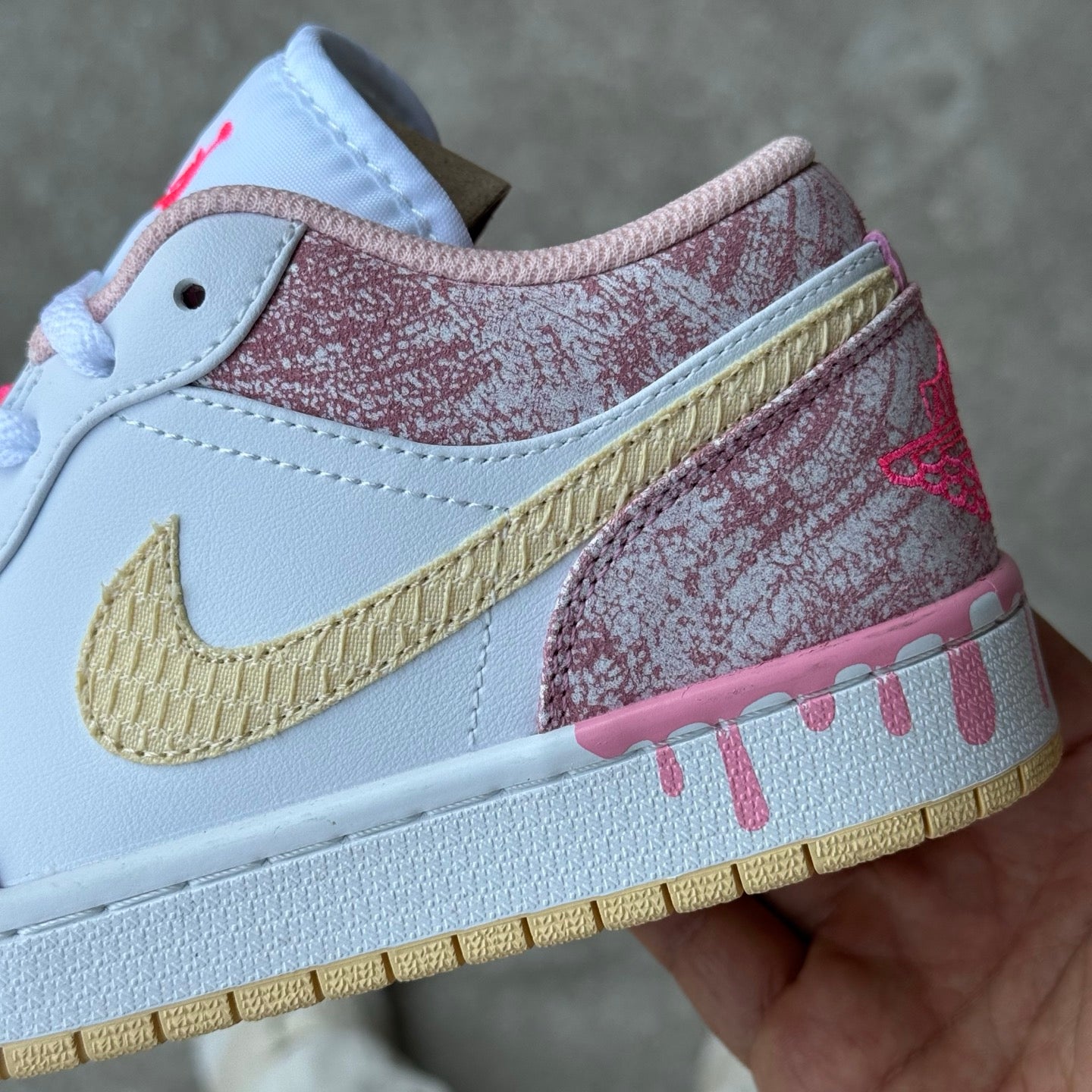 Air Jordan 1 Low SE GS "Paint Drip"