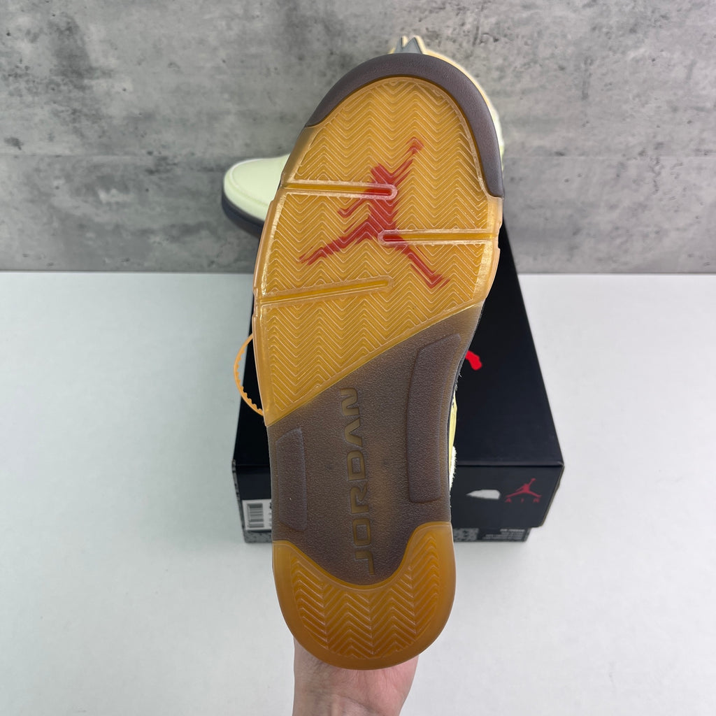 Air Jordan 5 x Off-White "Sail"
