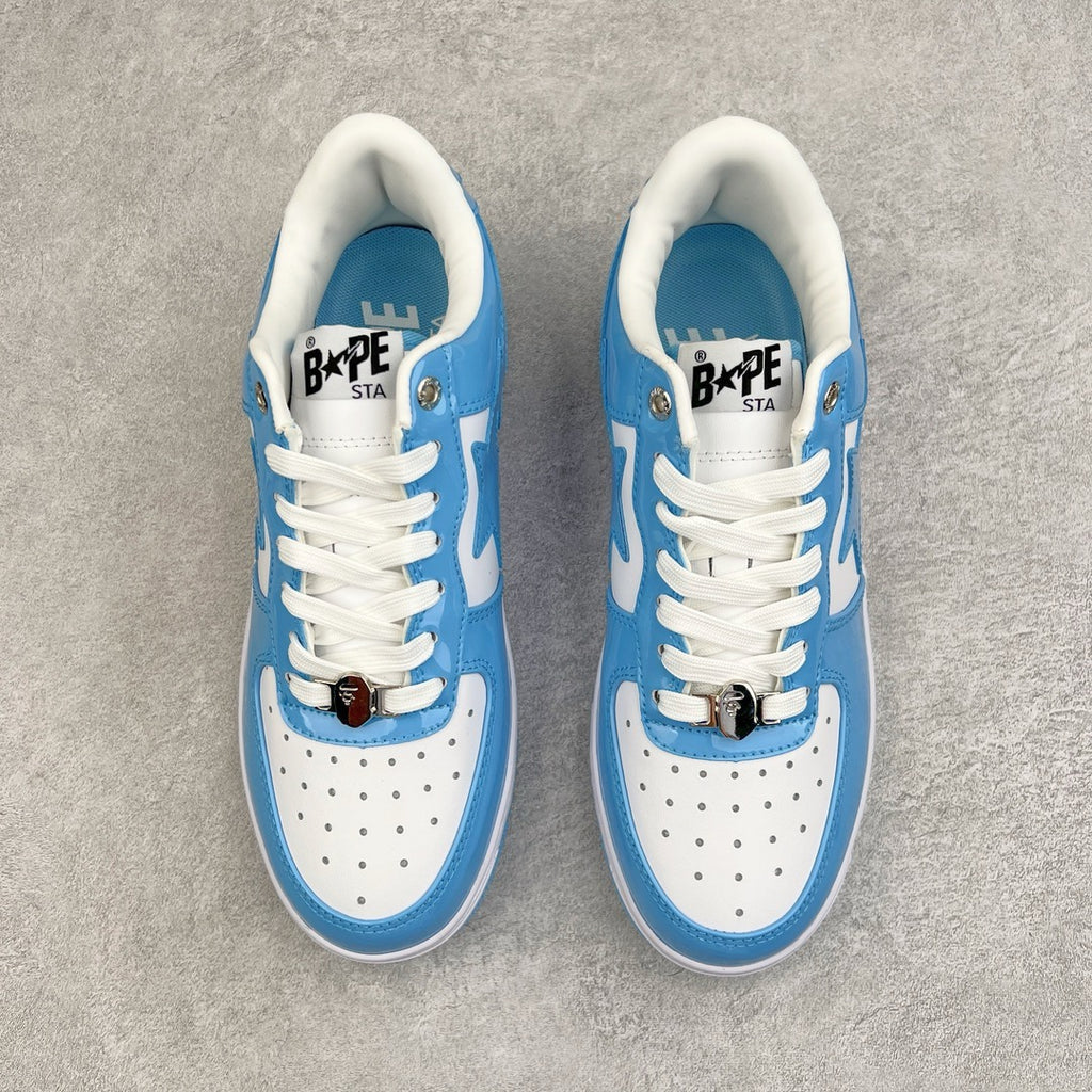 BAPE STA Patent Low "UNC Blue"