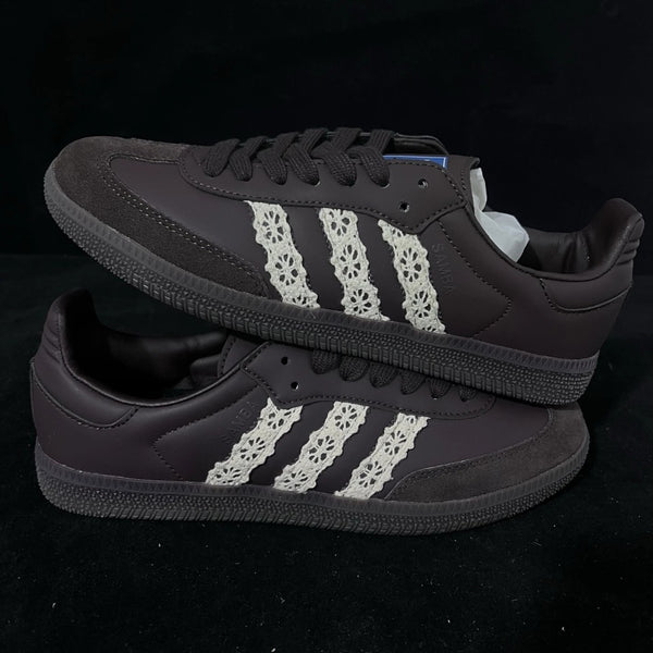 Adidas Samba OG “Dark Brown / Crochet Lace” (Espresso / Lace)