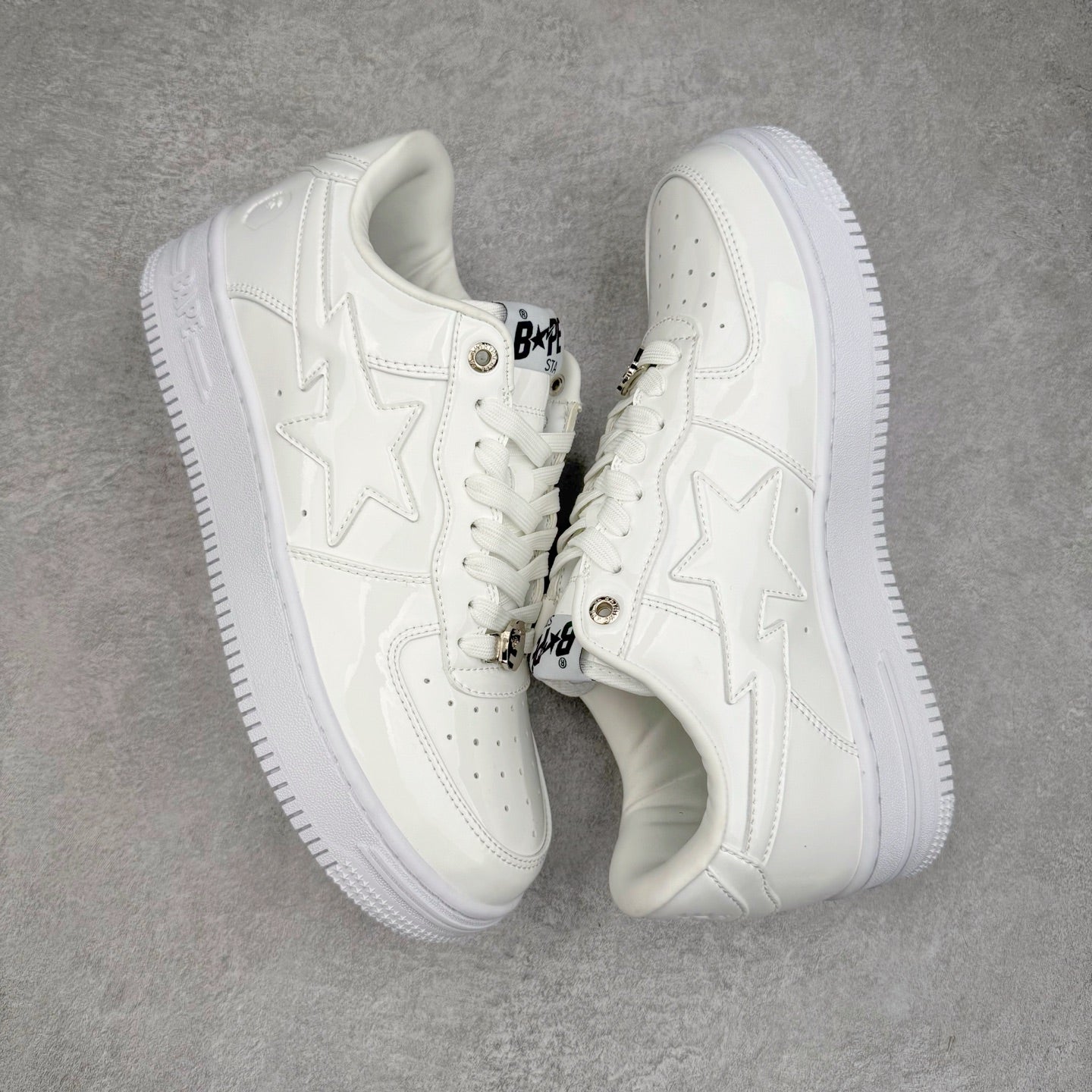 BAPE STA Patent Low "Triple White"