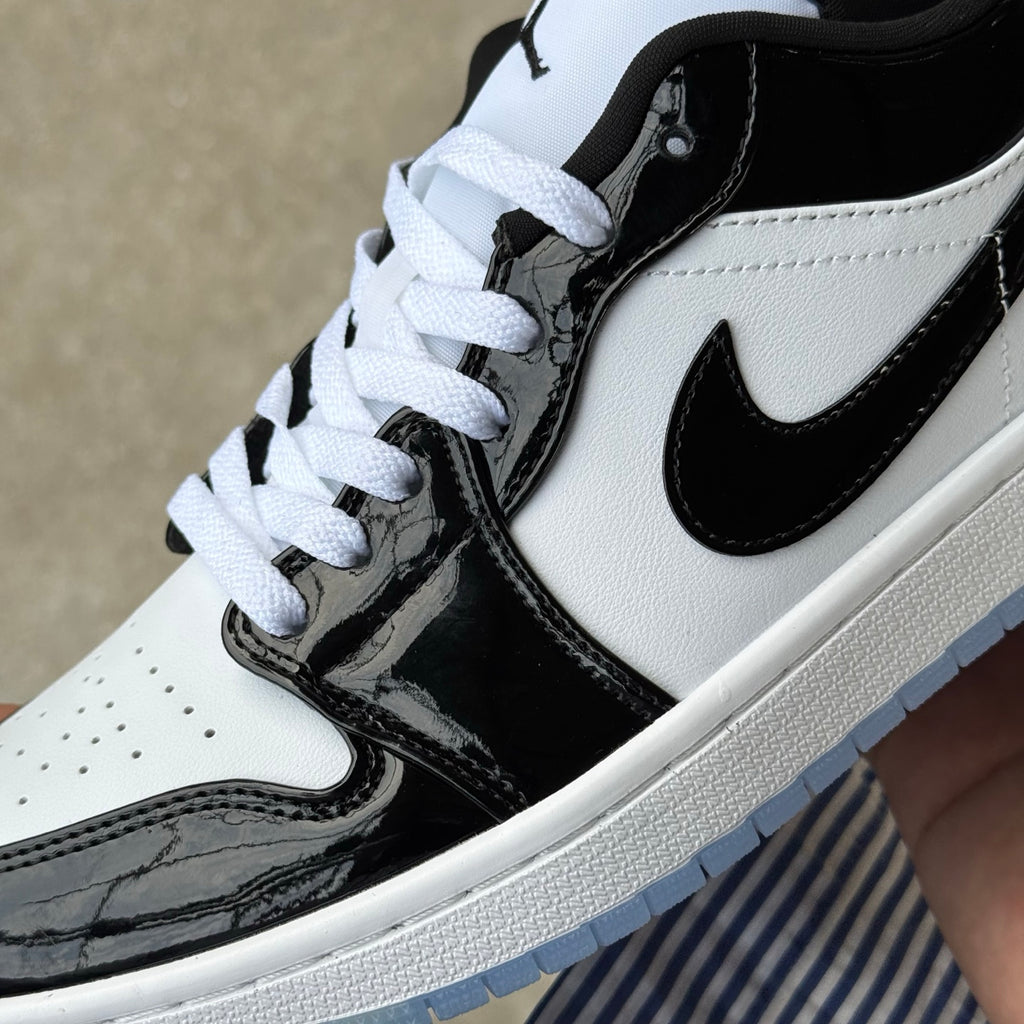 Air Jordan 1 Low "Black White Patent"