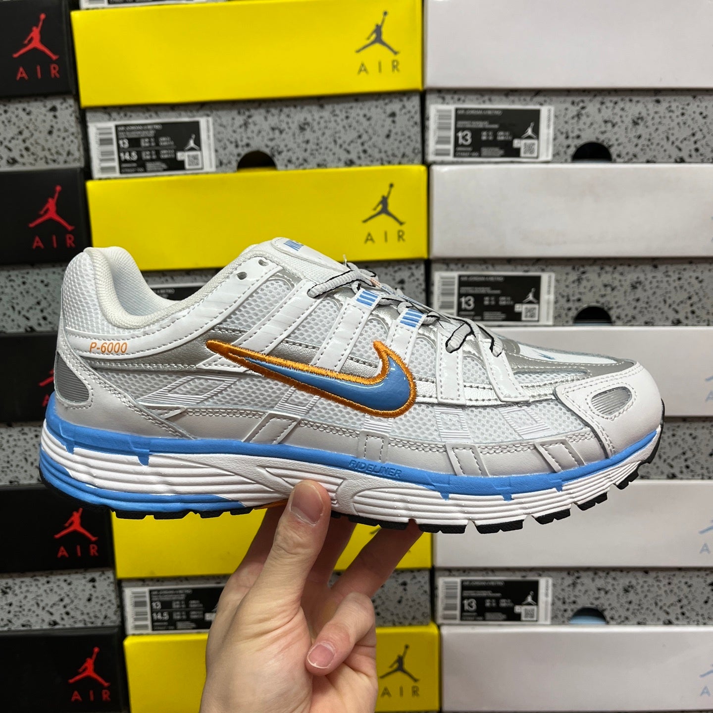 Nike P-6000 "Silver, Blue & Orange"