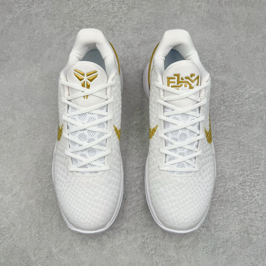 Kobe 6 Protro "White/Gold"