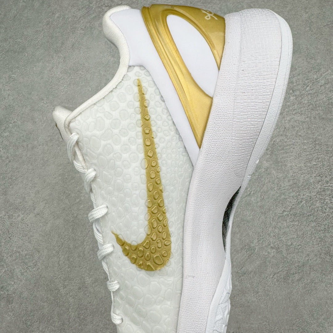 Kobe 6 Protro "White/Gold"