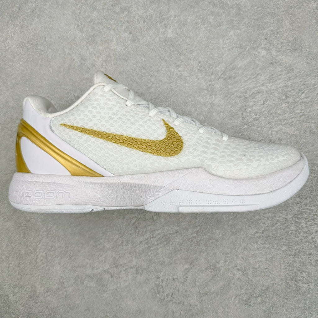 Kobe 6 Protro "White/Gold"