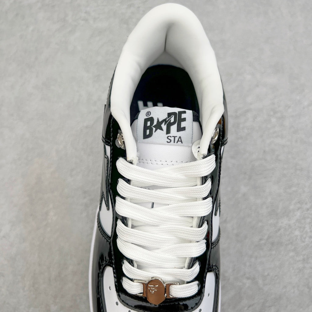 BAPE STA Patent Low "Black & White Reverse"