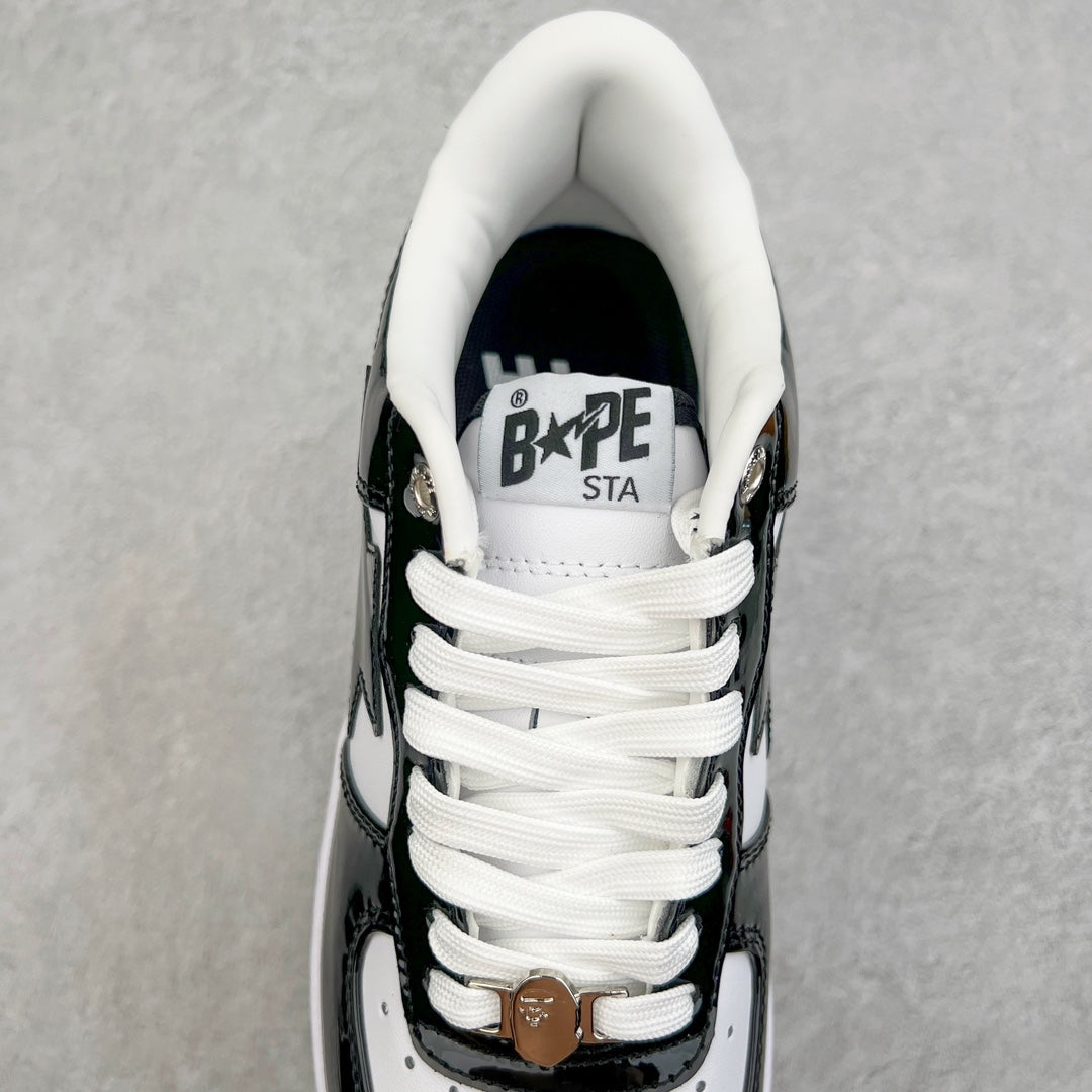 BAPE STA Patent Low "Black & White Reverse"