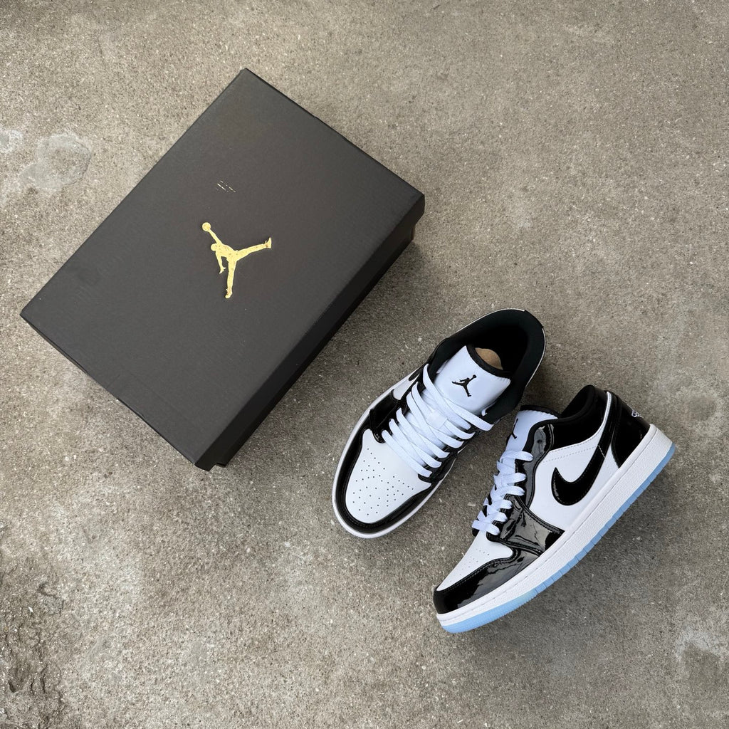 Air Jordan 1 Low "Black White Patent"