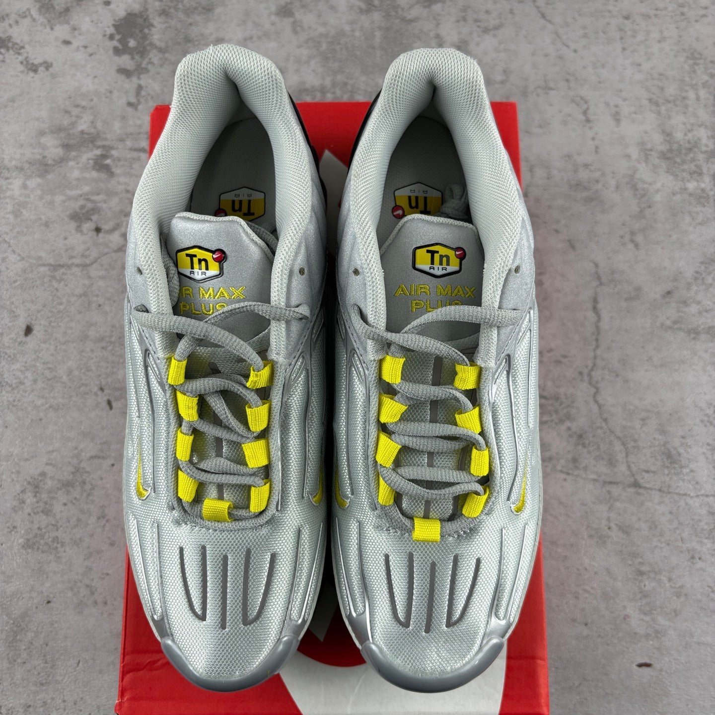 Air Max Plus 3 "White/Metallic Silver/Red"