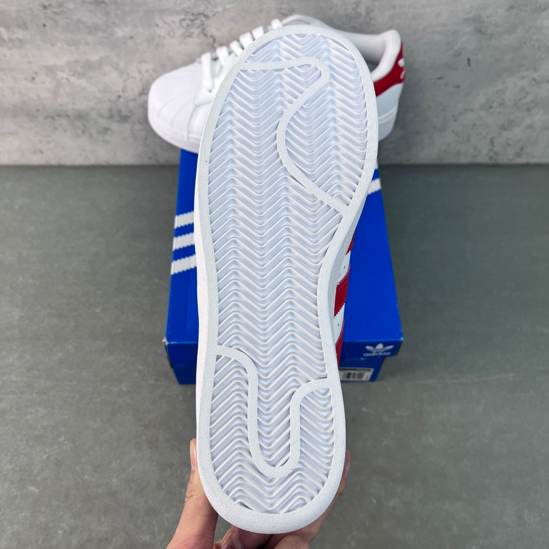 Adidas Superstar "White/Red"