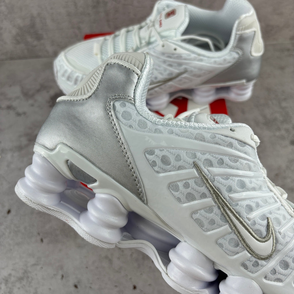 Nike Shox TL "White/Metallic Silver"
