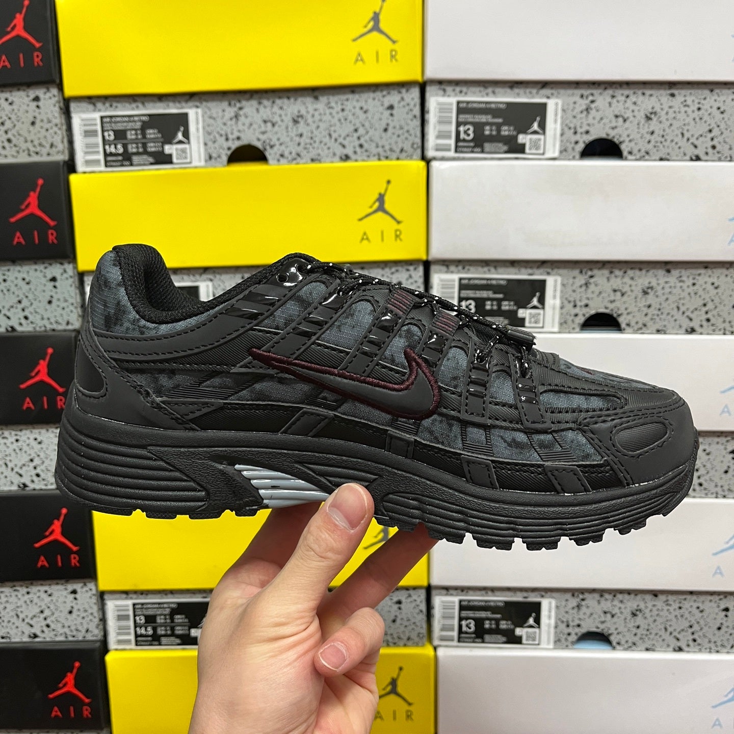 Nike P-6000 "Black Camo & Bordeaux"
