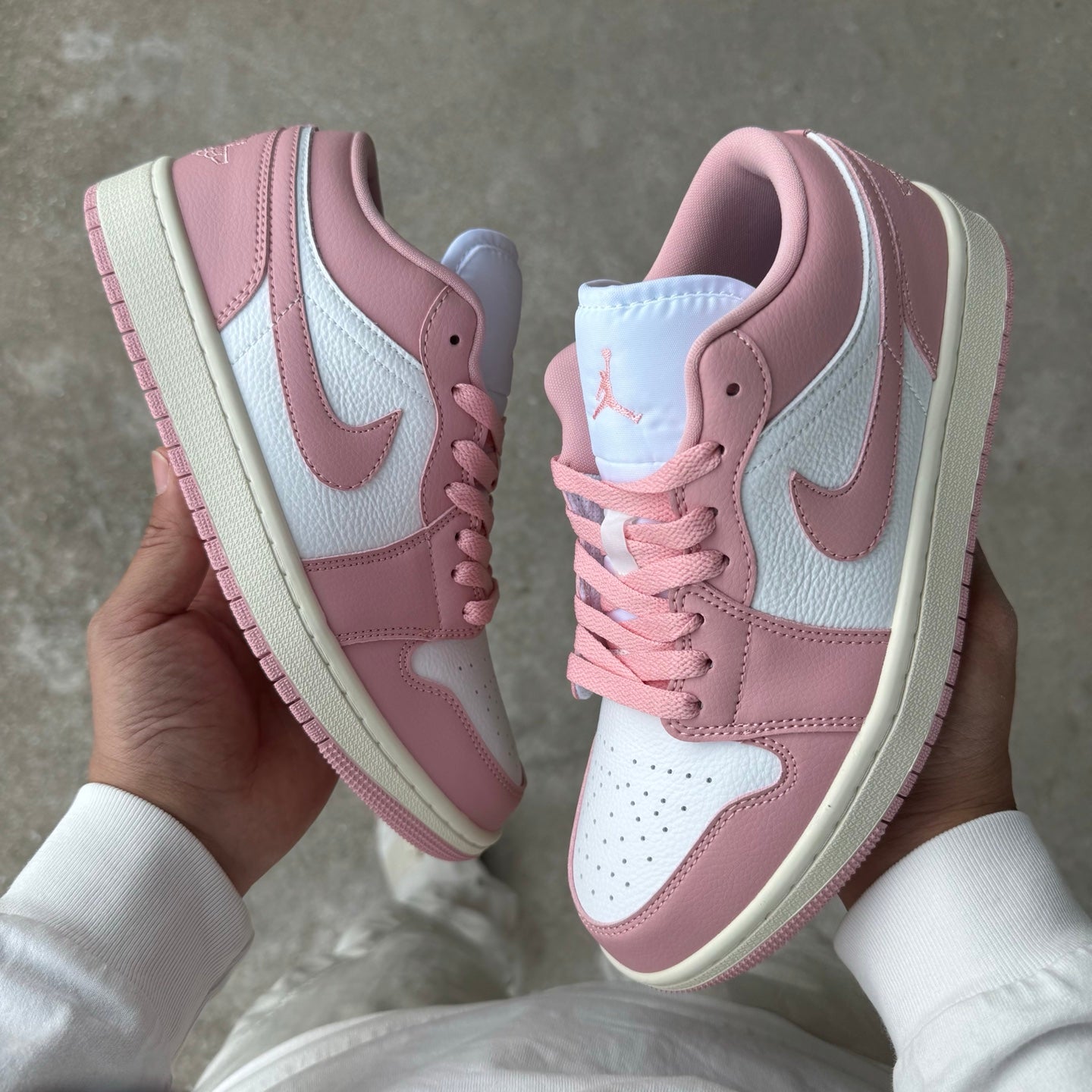 Air Jordan 1 Low "Pink White"
