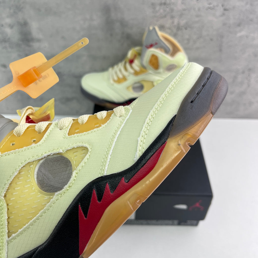 Air Jordan 5 x Off-White "Sail"
