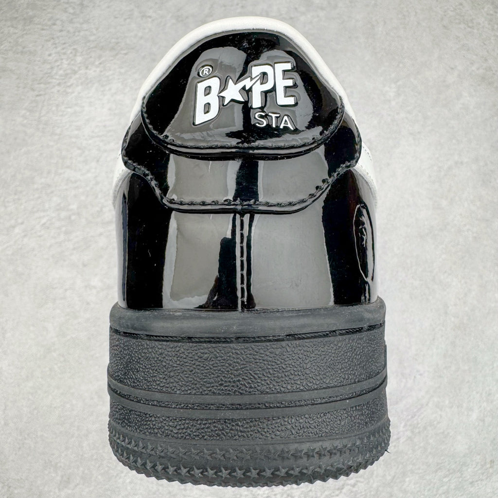 BAPE STA Patent Low "Black & White"