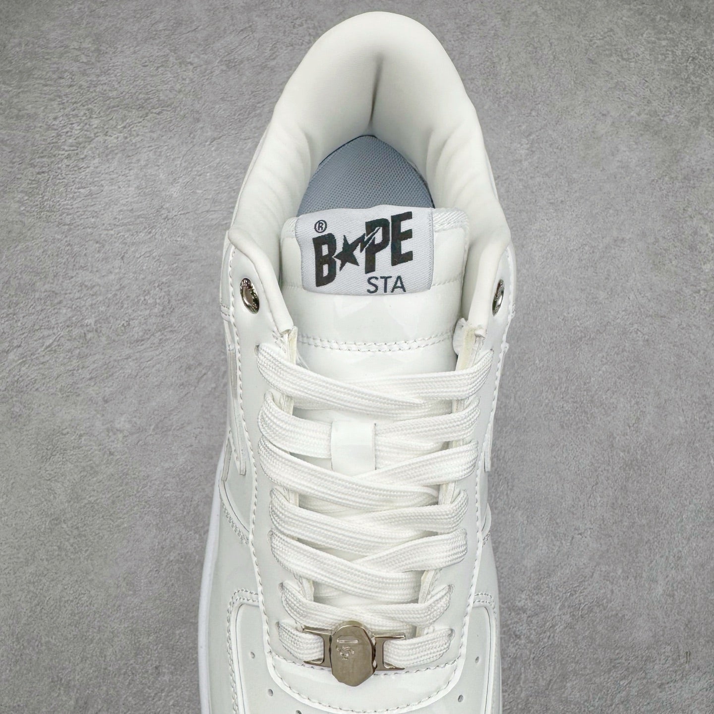 BAPE STA Patent Low "Triple White"