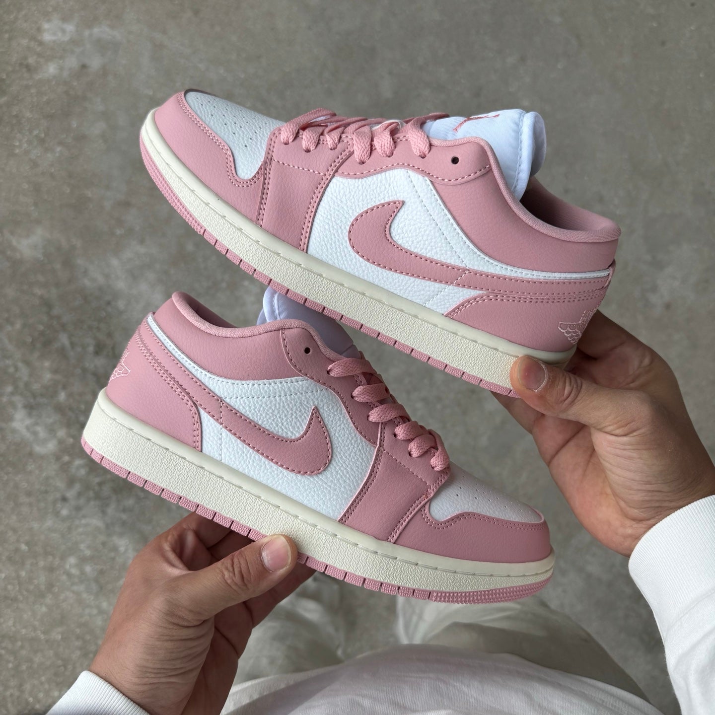 Air Jordan 1 Low "Pink White"