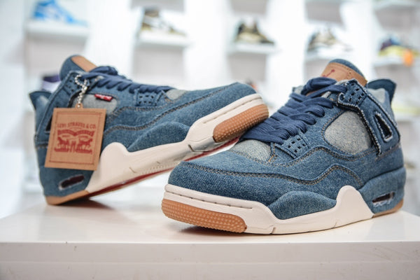 Levi's x Air Jordan 4 Retro 'Denim'