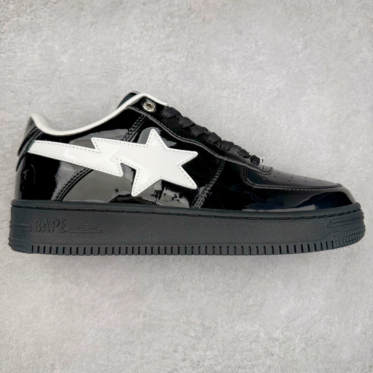 BAPE STA Patent Low "Black & White"