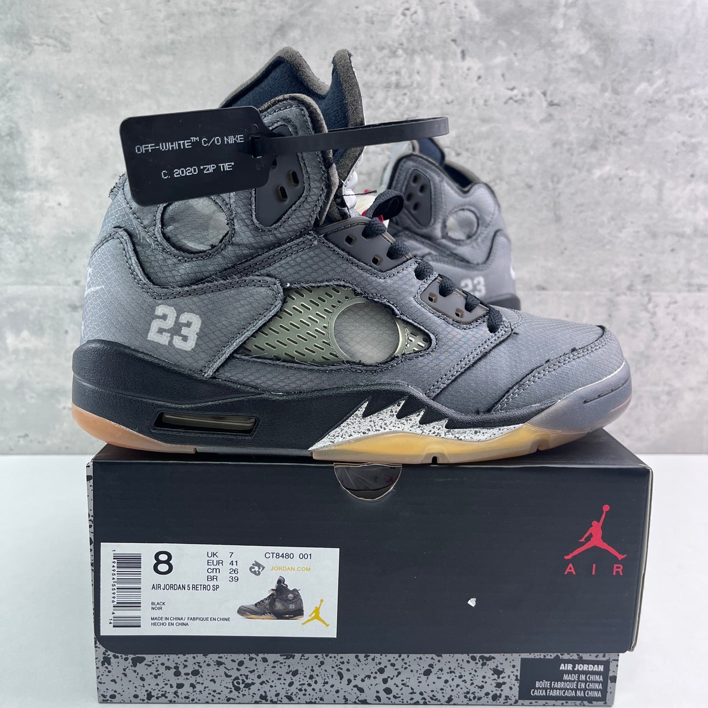 Air Jordan 5 x Off-White "Muslin"