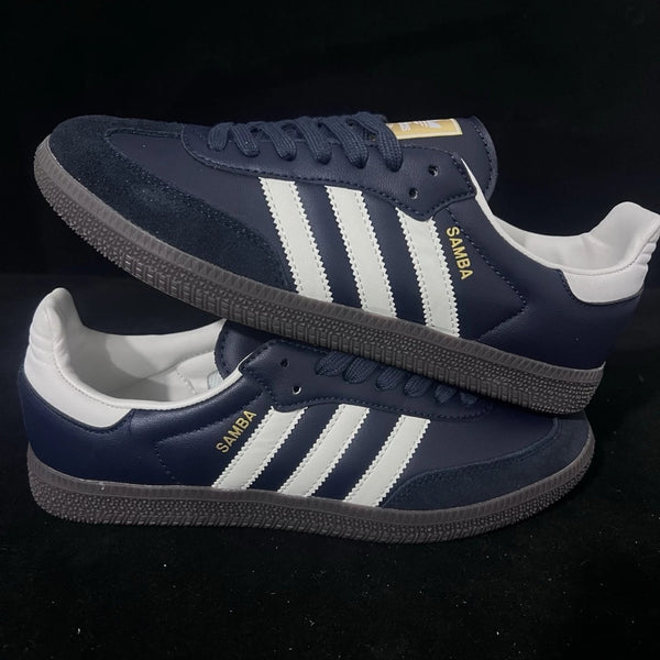 Adidas Samba OG “Night Navy / Footwear White” (Dark Navy / Gum)