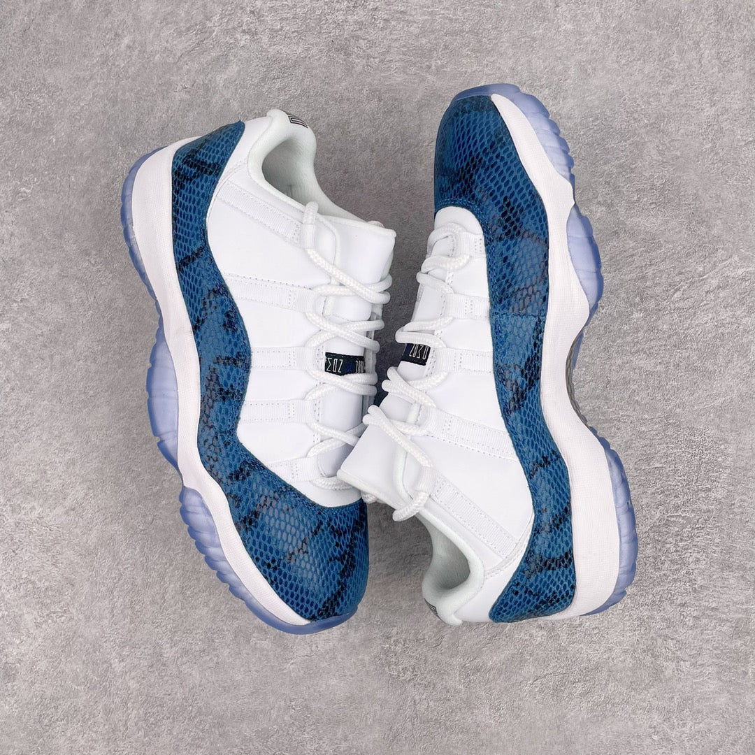 Air Jordan 11 Low "Navy Snakeskin"