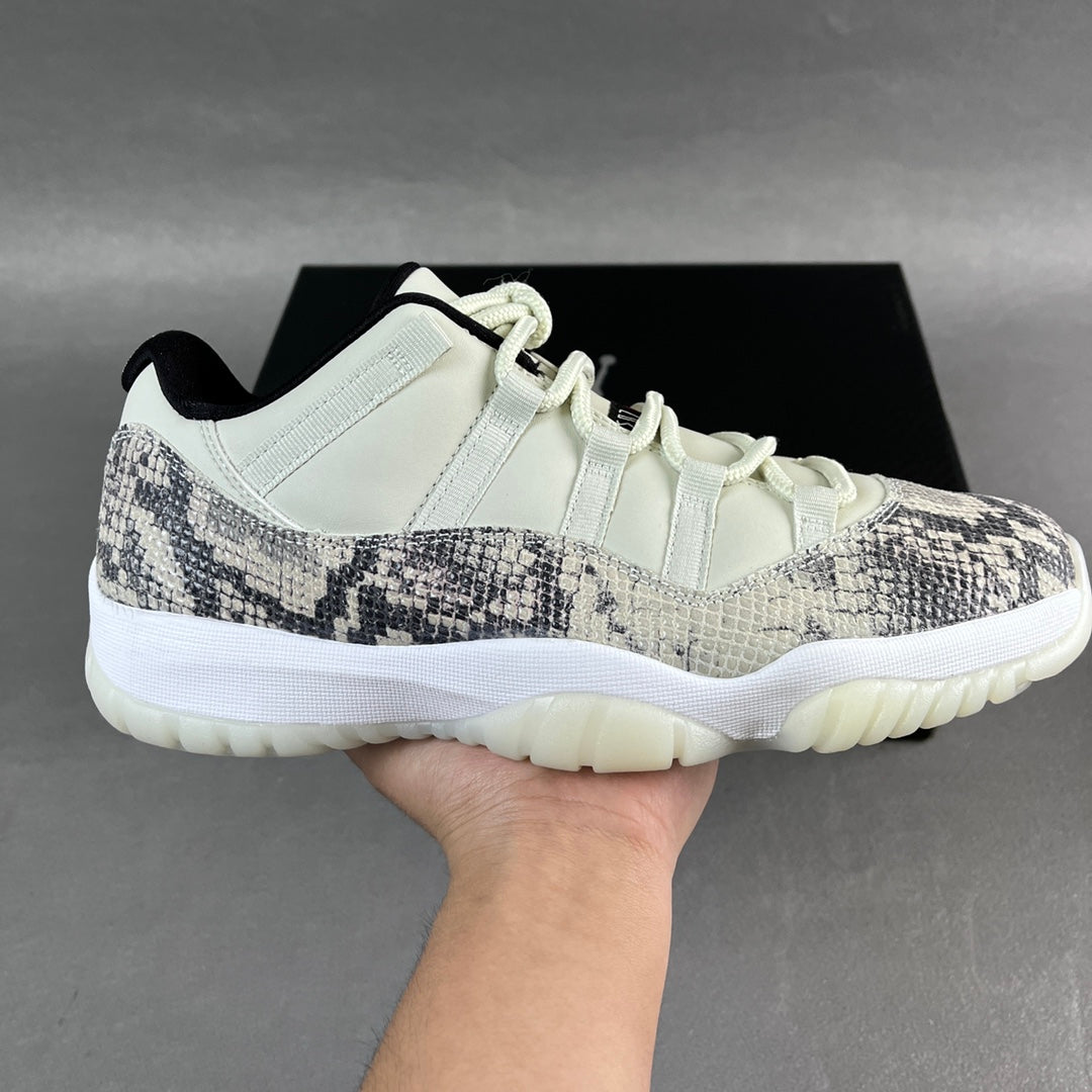 Air Jordan 11 Low "Grey Snakeskin"
