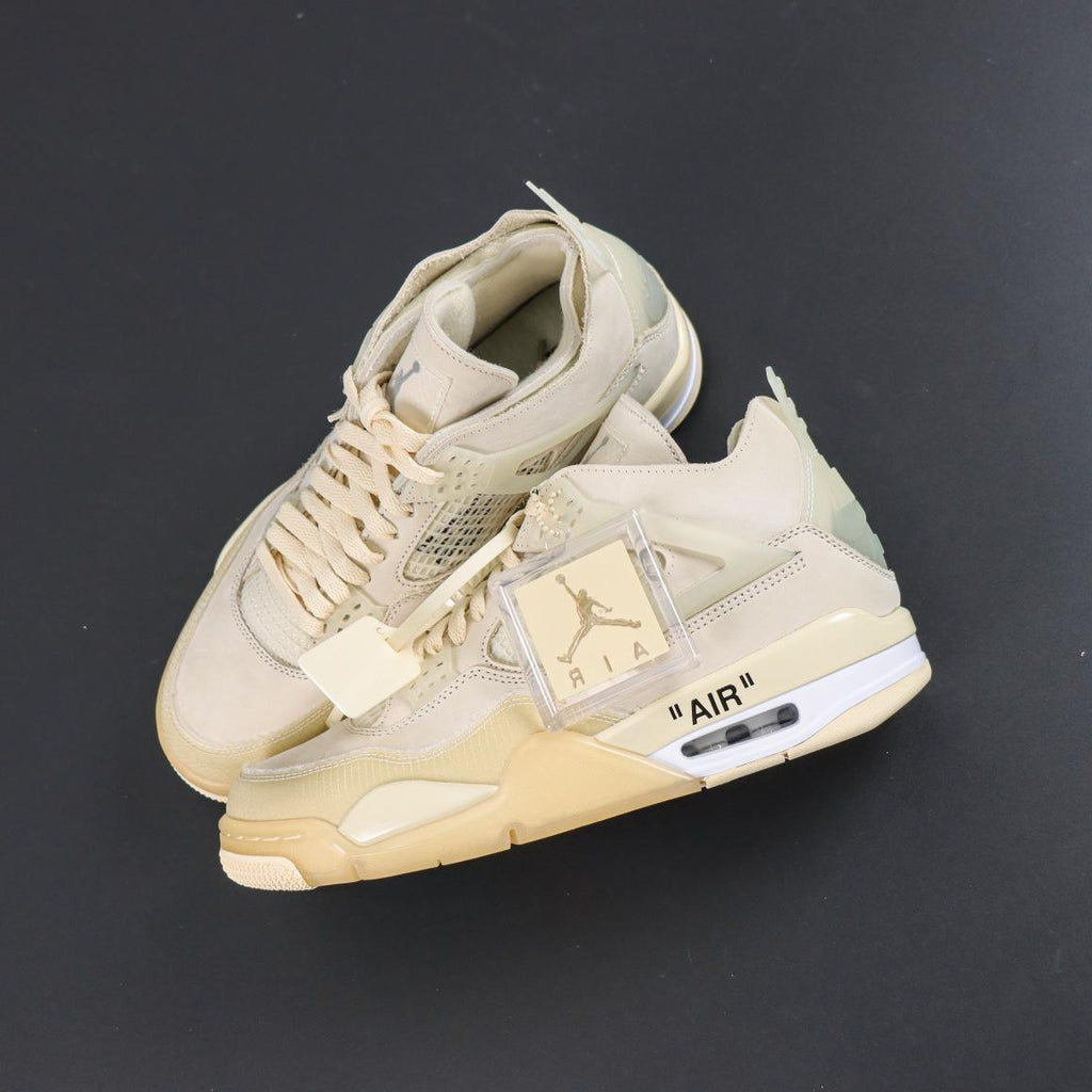 Air Jordan 4 Retro x Off-White "Sail"