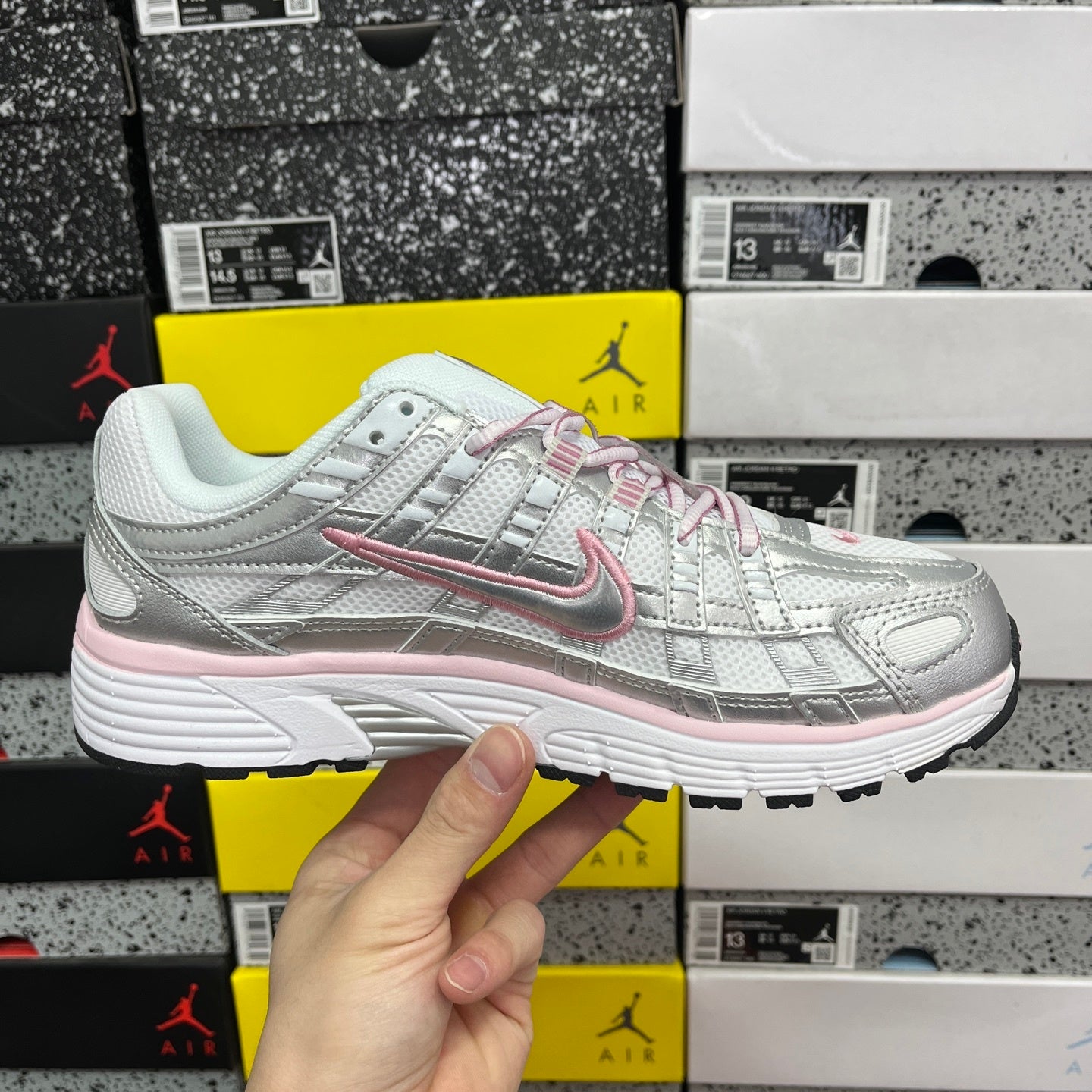 Nike P-6000 "Metallic Silver & Rose"