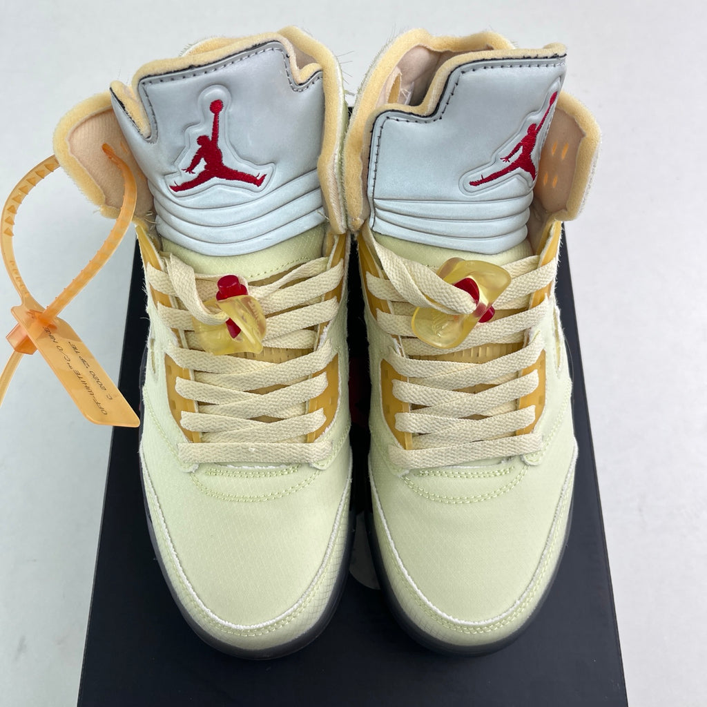 Air Jordan 5 x Off-White "Sail"