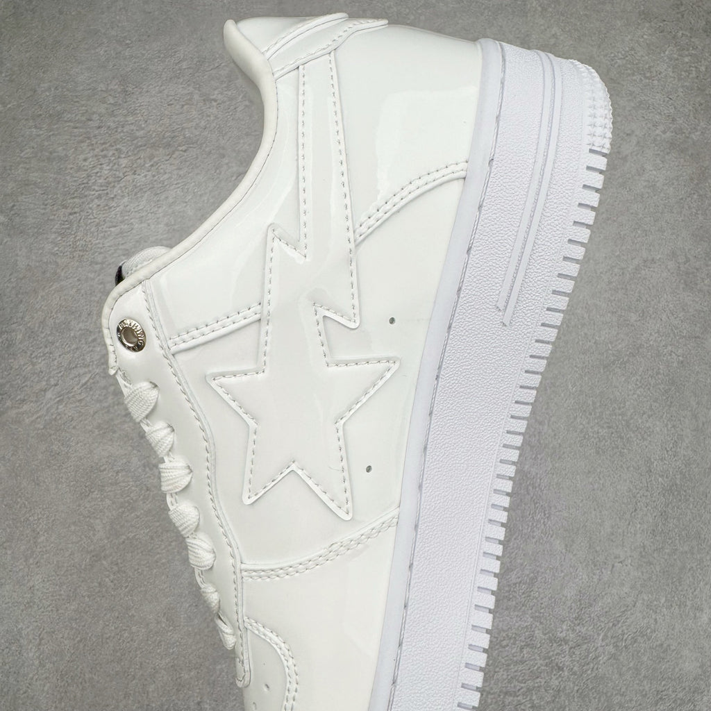 BAPE STA Patent Low "Triple White"