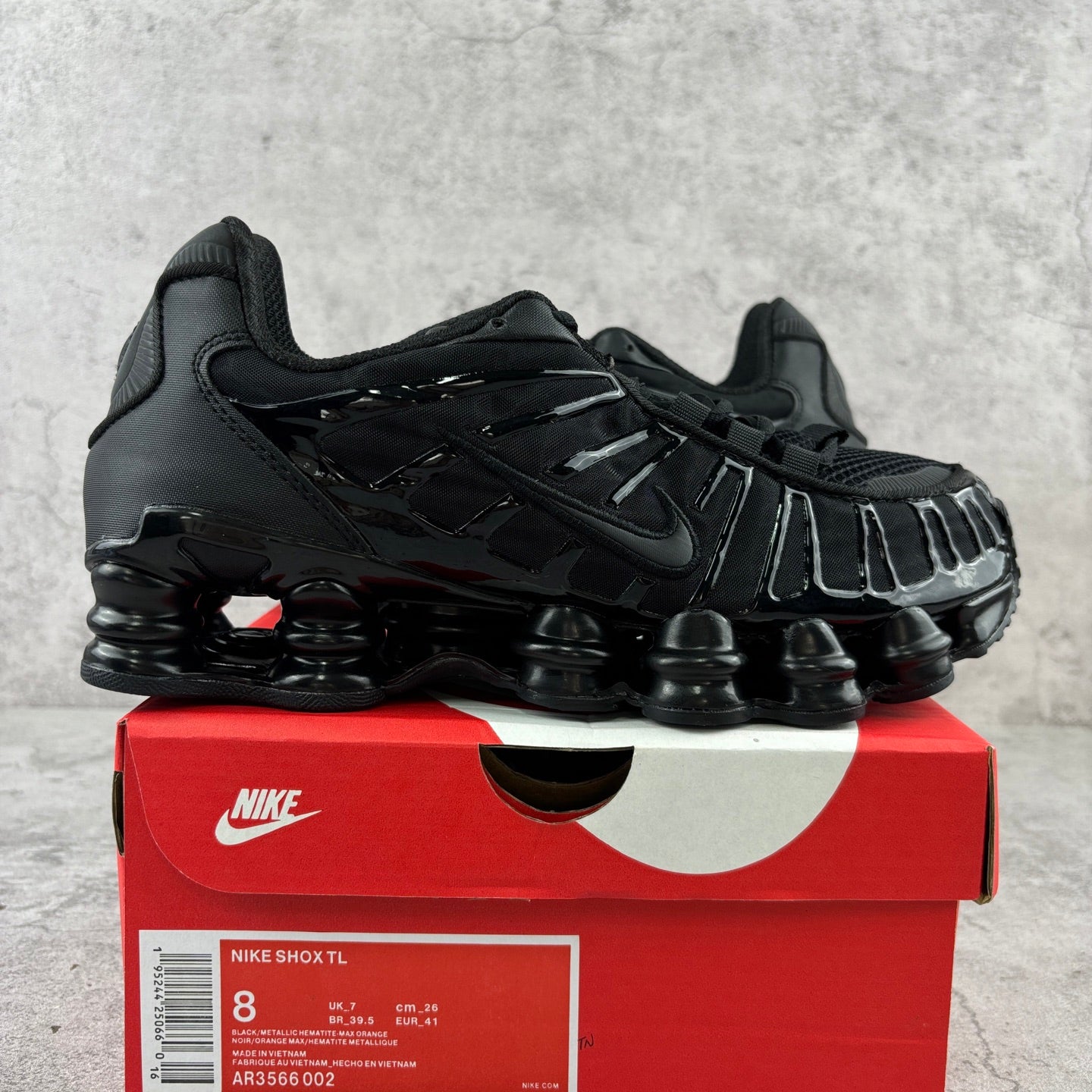 Nike Shox TL "Triple Black"