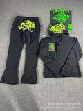 Conjunto Moletom SYNA "Flare Black/Neon Green"