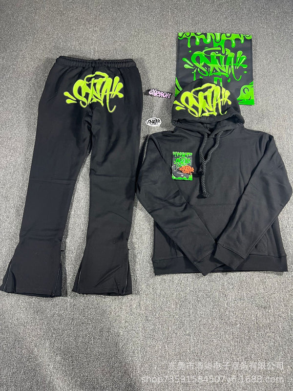 Conjunto Moletom SYNA "Flare Black/Neon Green"