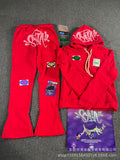 Conjunto Moletom SYNA "Flare Red"