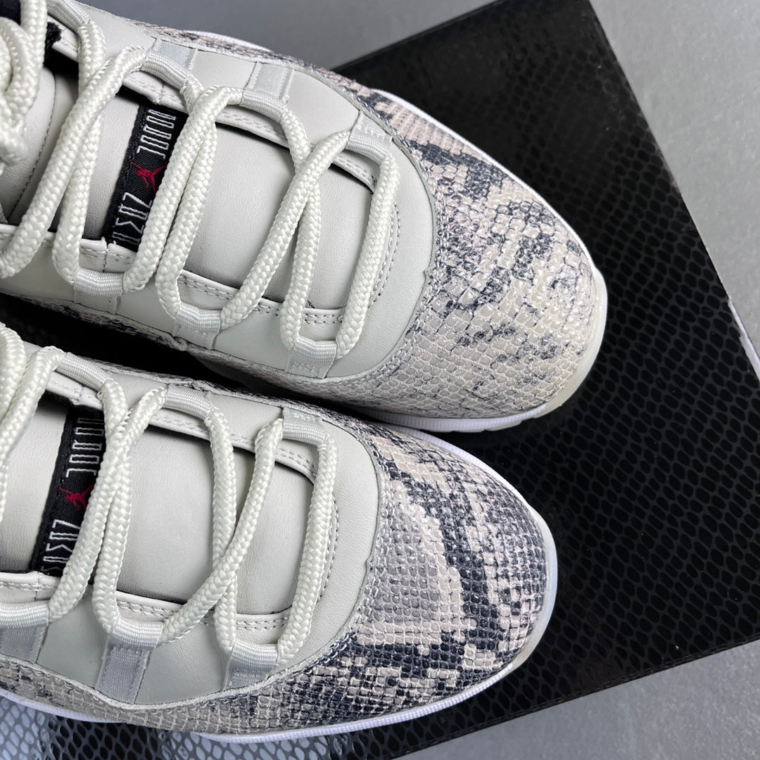 Air Jordan 11 Low "Grey Snakeskin"