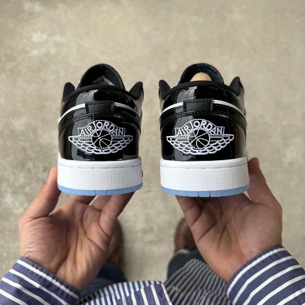 Air Jordan 1 Low "Black White Patent"