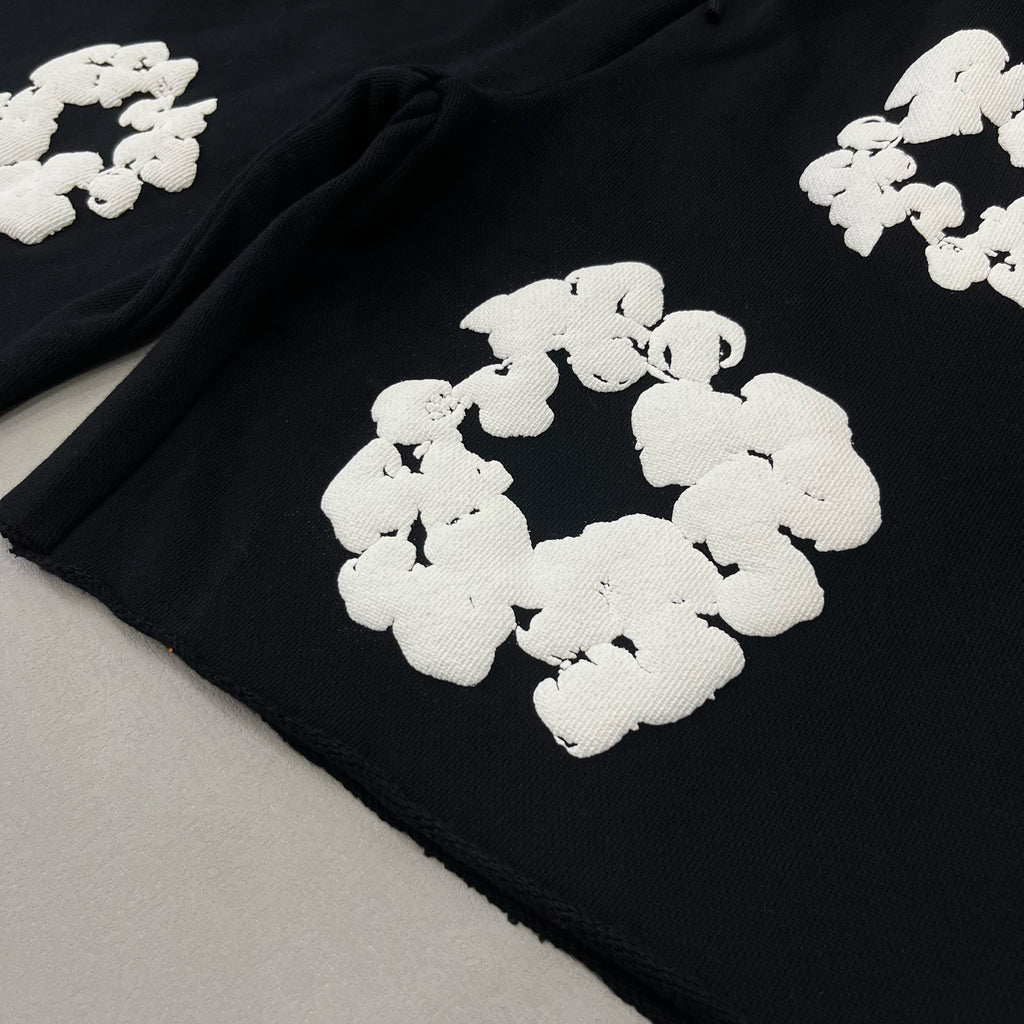 Conjunto Verão Denim Tears Floral Black