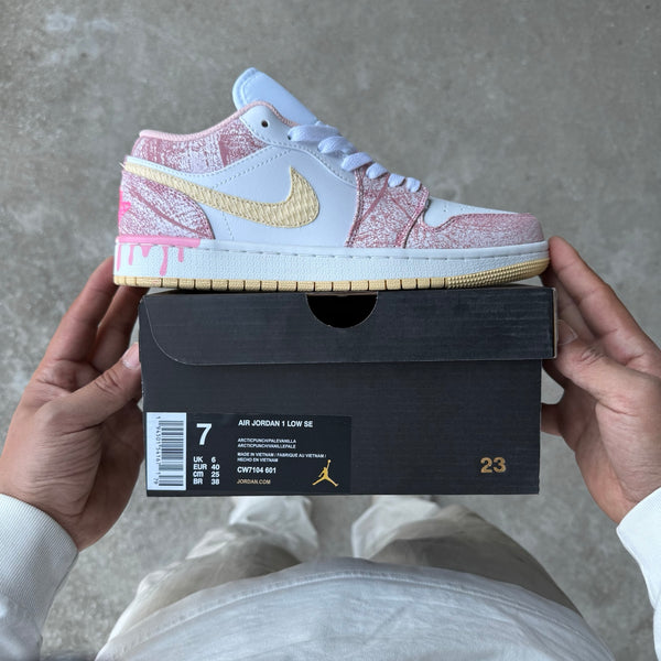 Air Jordan 1 Low SE GS "Paint Drip"
