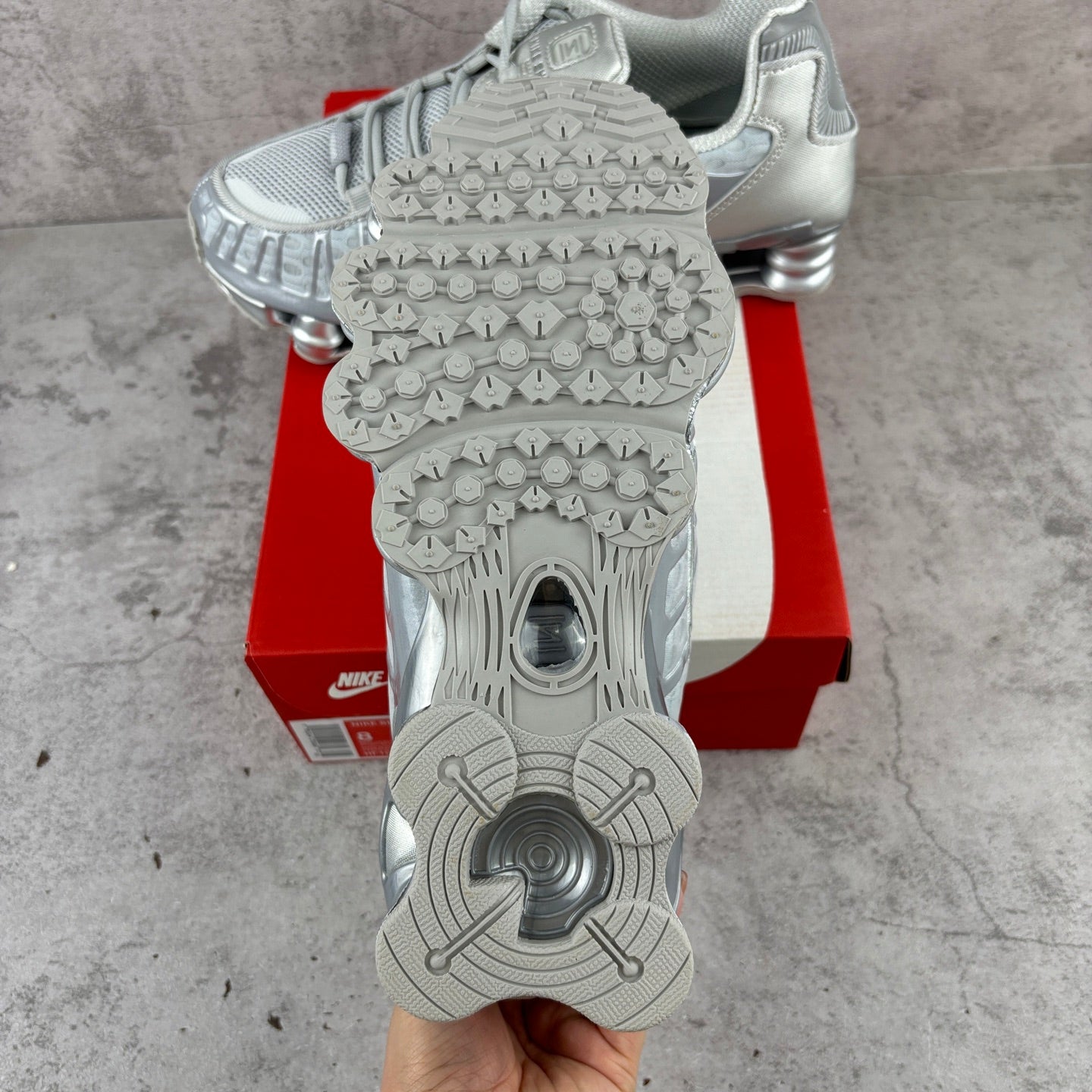 Nike Shox TL "Metallic Silver"