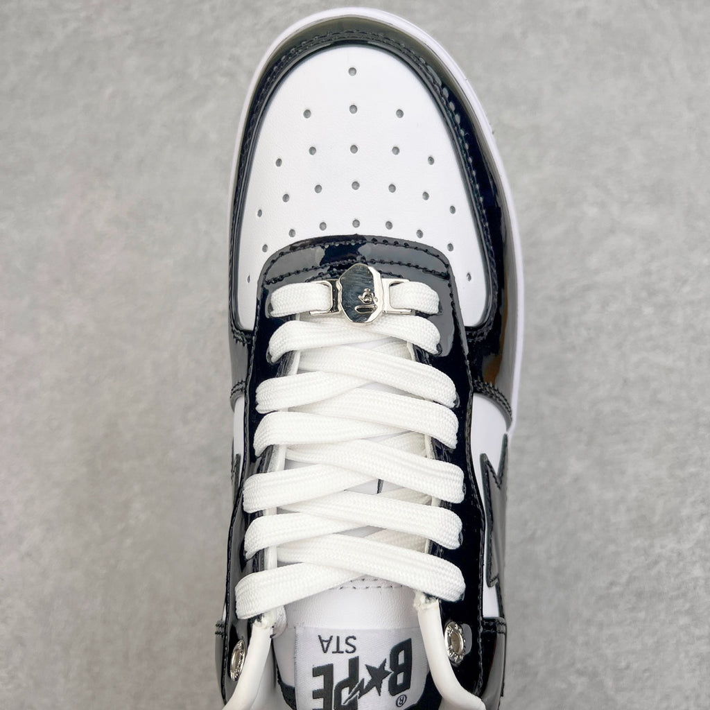 BAPE STA Patent Low "Black & White Reverse"