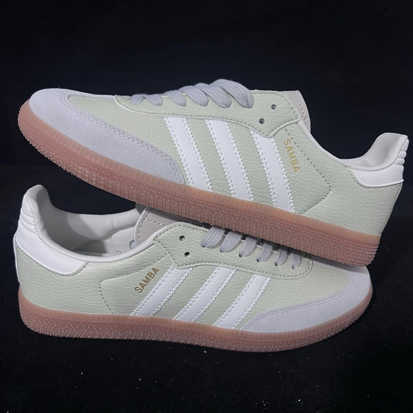 Adidas Samba OG “Linen Green / Cloud White” (Light Sage / Mint)