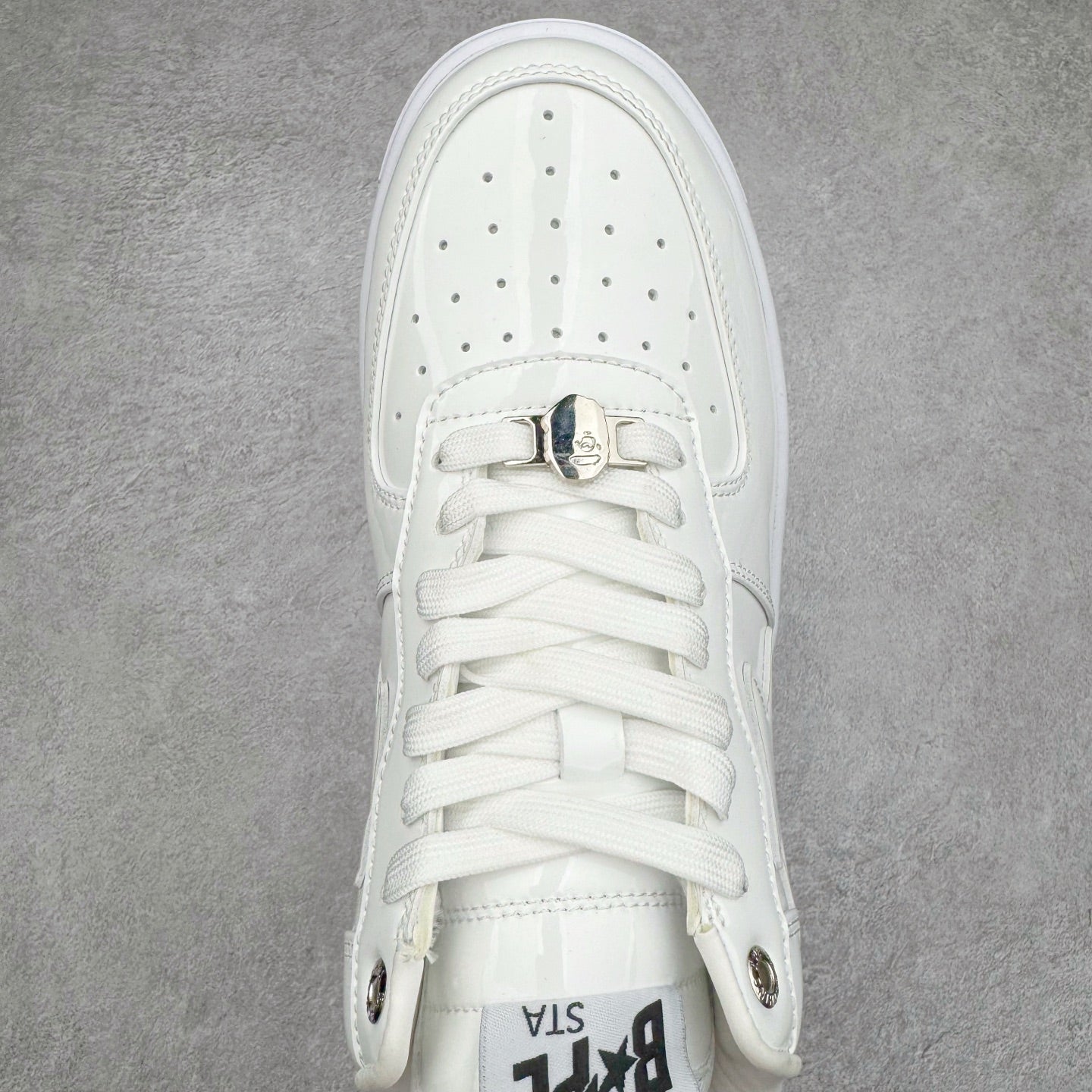 BAPE STA Patent Low "Triple White"