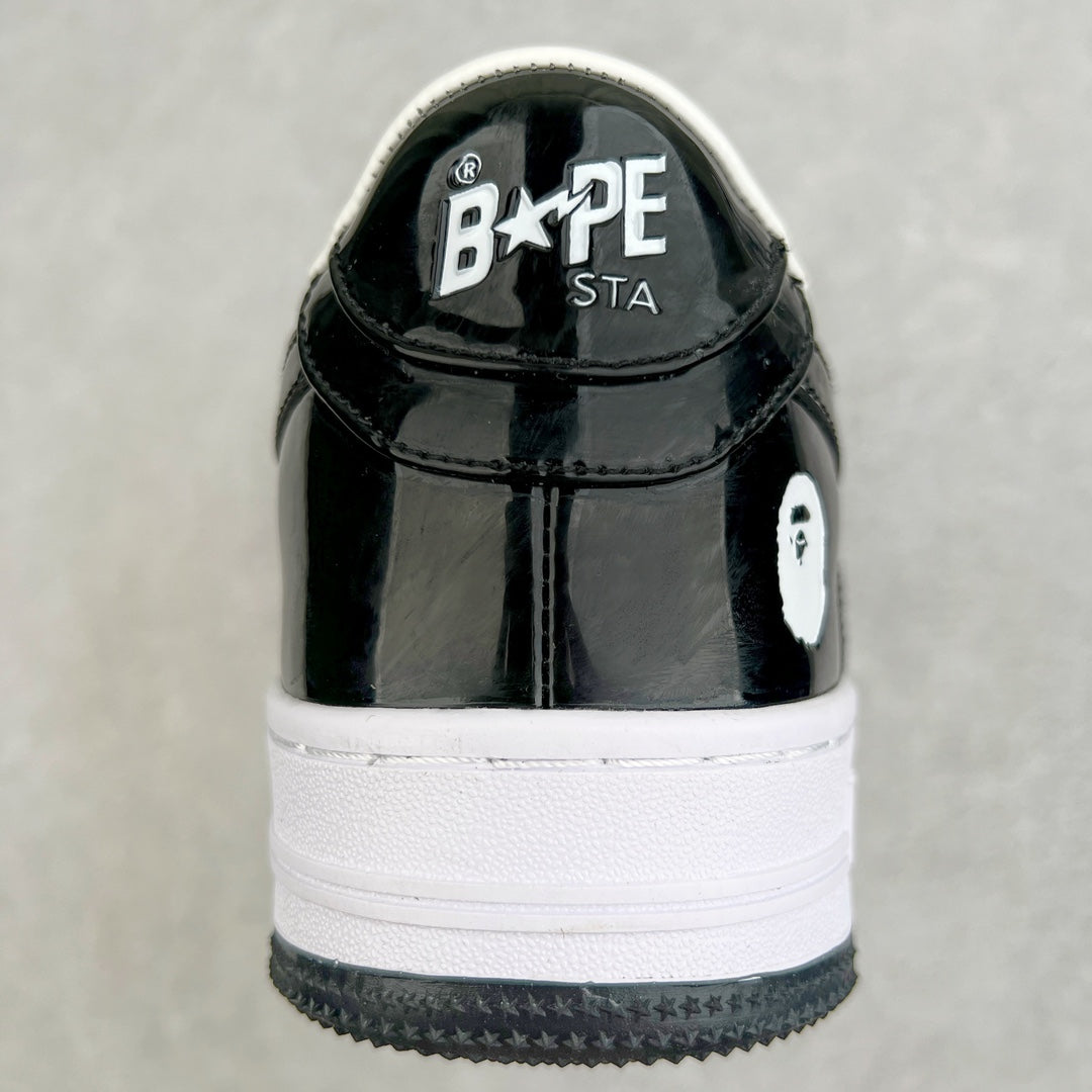 BAPE STA Patent Low "Black & White Reverse"