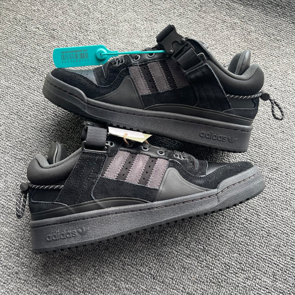 Adidas Forum Low x Bad Bunny "Triple Black"