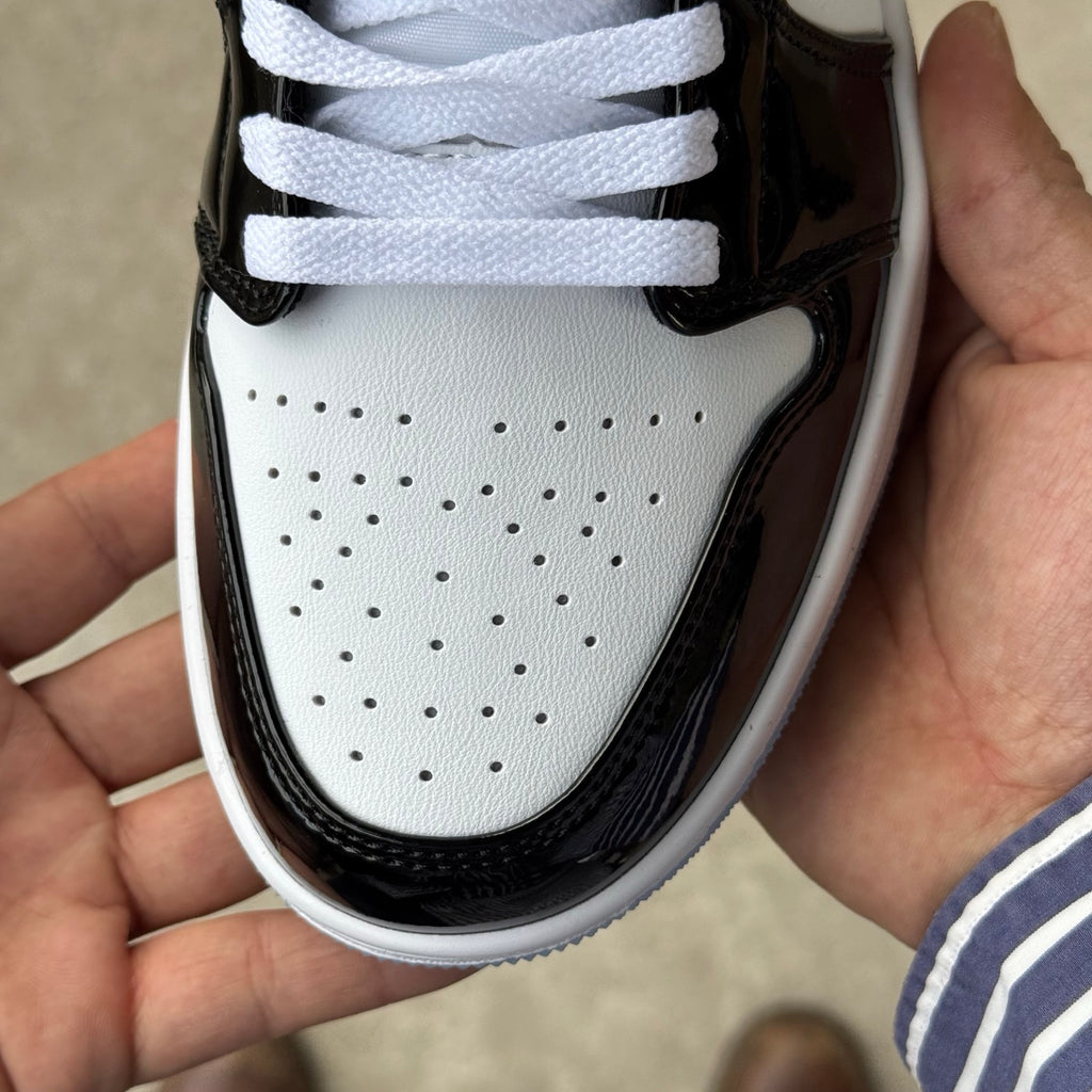 Air Jordan 1 Low "Black White Patent"
