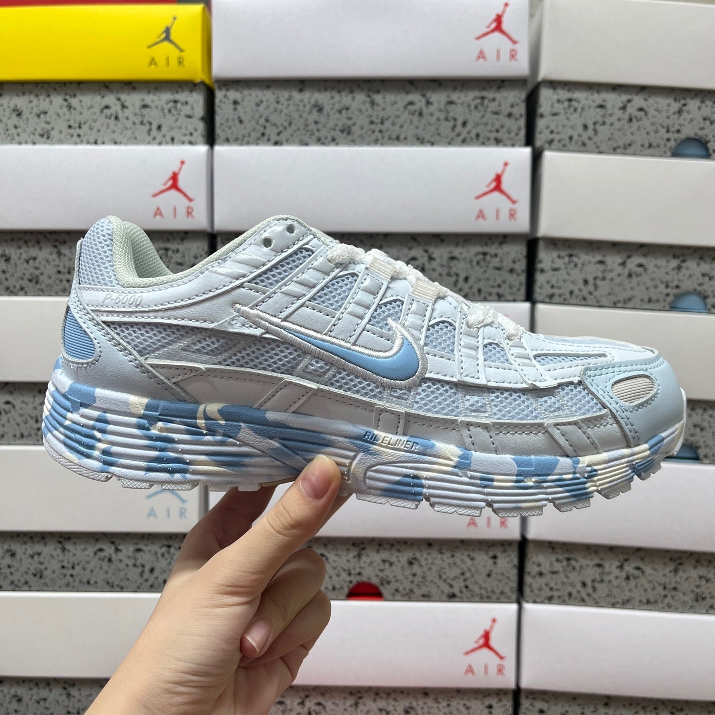 Tênis Nike P-6000 "Sky Blue Camo"